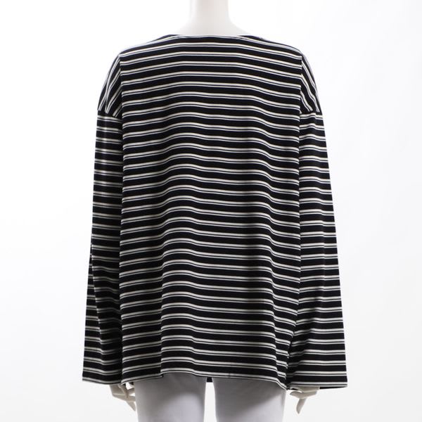 ボートネックボーダーカットソー