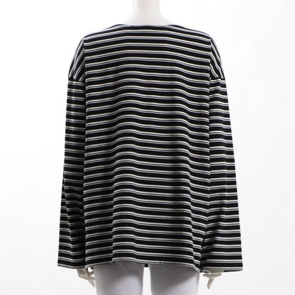 ボートネックボーダーカットソー