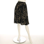 フラワープリーツフレアスカート