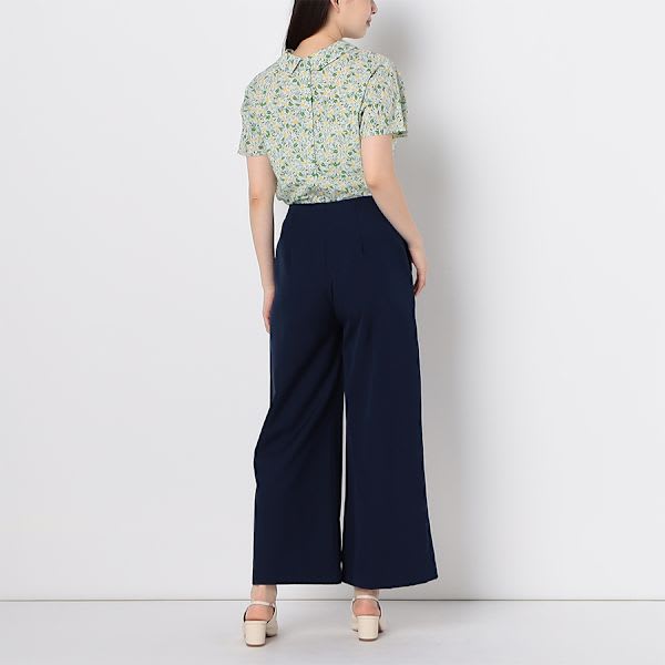 花柄2WAYブラウス