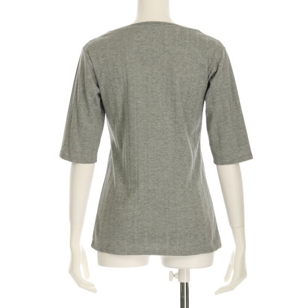 汗ジミ防止Vネックカットソー