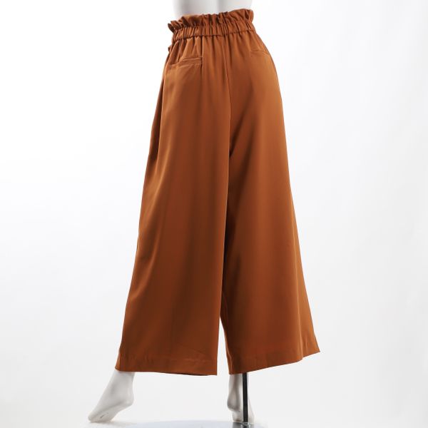 ウエストリボンフレアパンツ