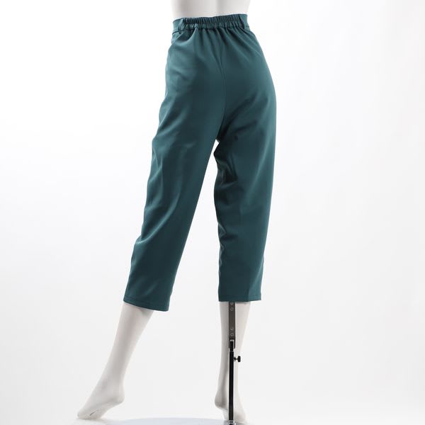 バックゴムタックテーパードパンツ