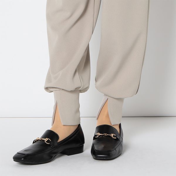 フロントスリットドロストパンツ