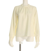 スタンドカラーブラウス