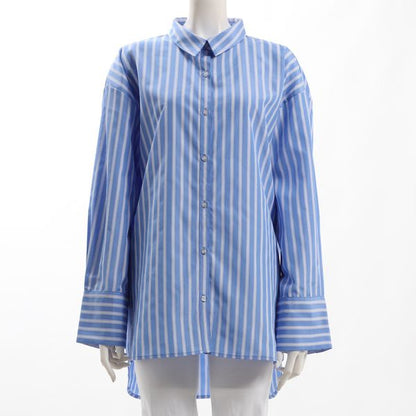 ストライプ柄シャツ