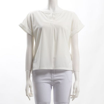 袖口折り返しカットソー