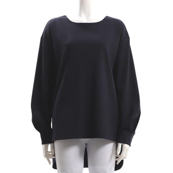 タック袖バックテールカットソー