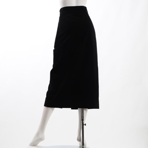 ポケット付きコーディロイタイトスカート