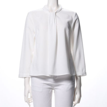 ボウタイ風ブラウス