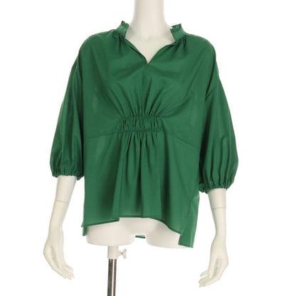 ふんわり袖フリルブラウス