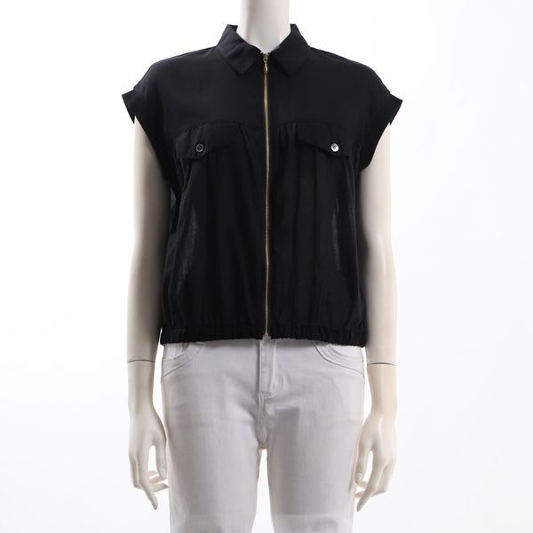 ライトリンクルフレンチスリーブブルゾン