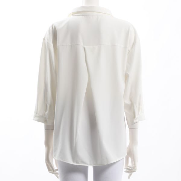 裾タックスキッパーブラウス