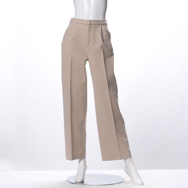 センタープレスストレートパンツ