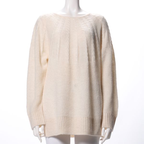 編地切り替えニット