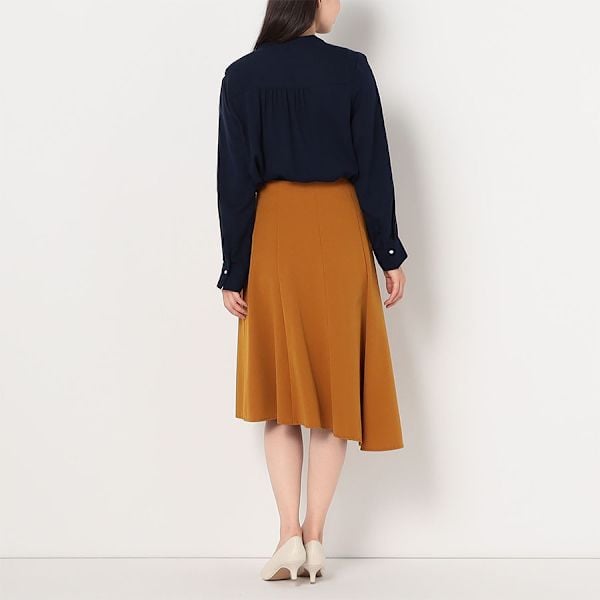 裾アシメアシンメトリーヘムスカート