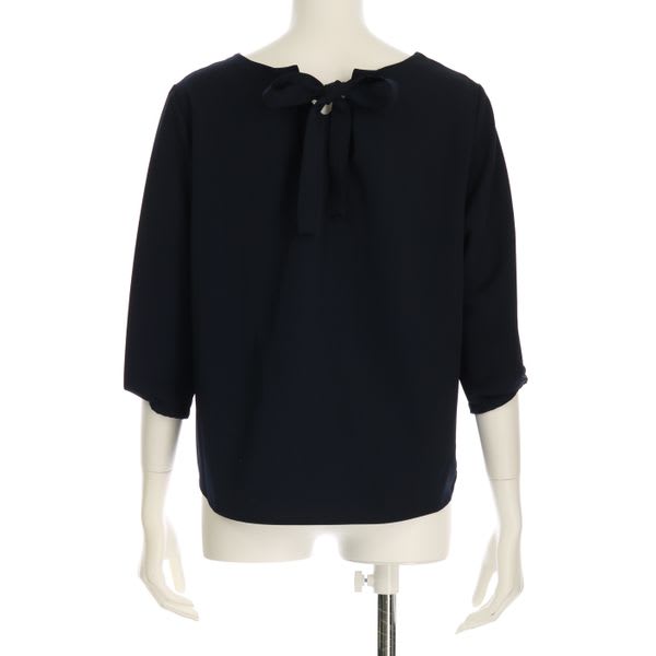 バックリボンブラウス