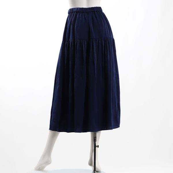 切替デザインギャザースカート