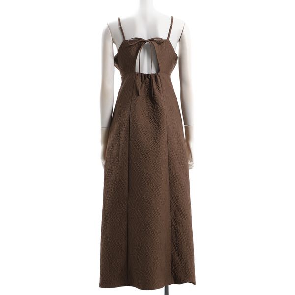 ジャガード素材キャミソールワンピース