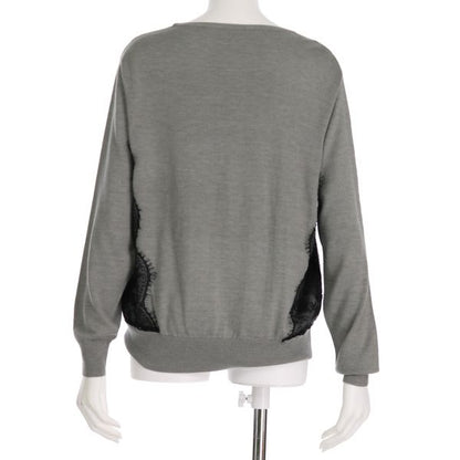 脇レースニットプルオーバー