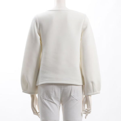 オープンフロントネックカットソー