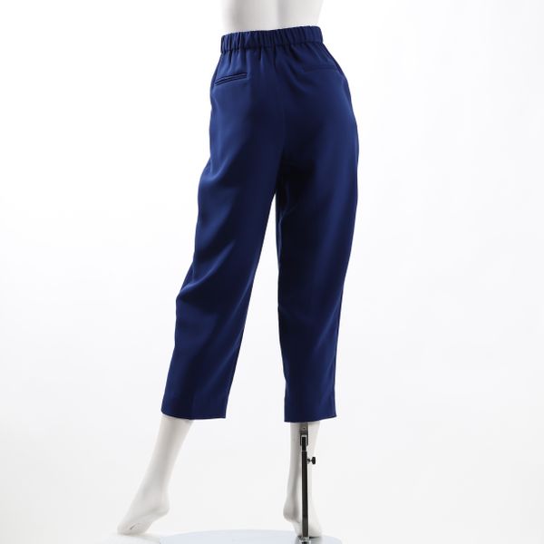 バックゴムタック入りテーパードパンツ