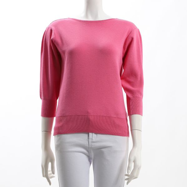 ふんわりお袖ハイゲージニット