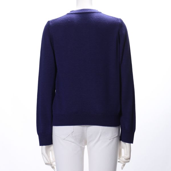 ハイゲージヘンリーネックニット