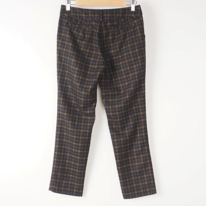 チェック柄パンツ