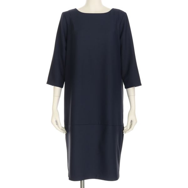 ボックスシルエットシンプルドレス