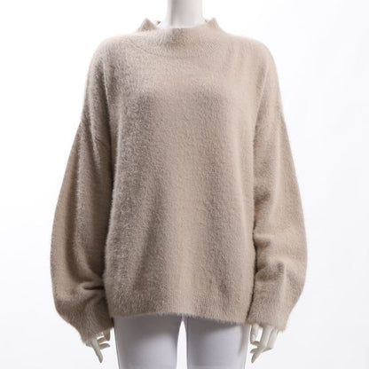 ドロップショルダーオフネックニット