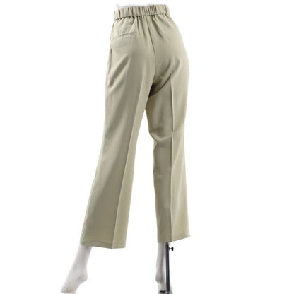 スリムストレートフレアパンツ