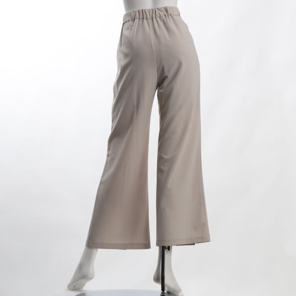 フロントスリット風デザインワイドパンツ