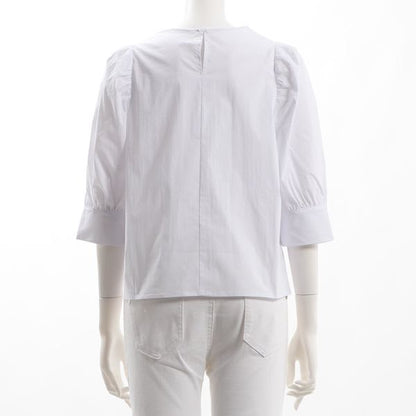 パフスリーブコットンブラウス