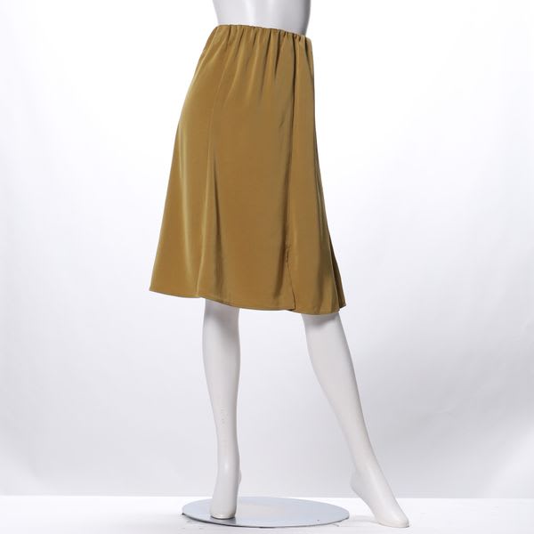 シンプルデザインギャザースカート