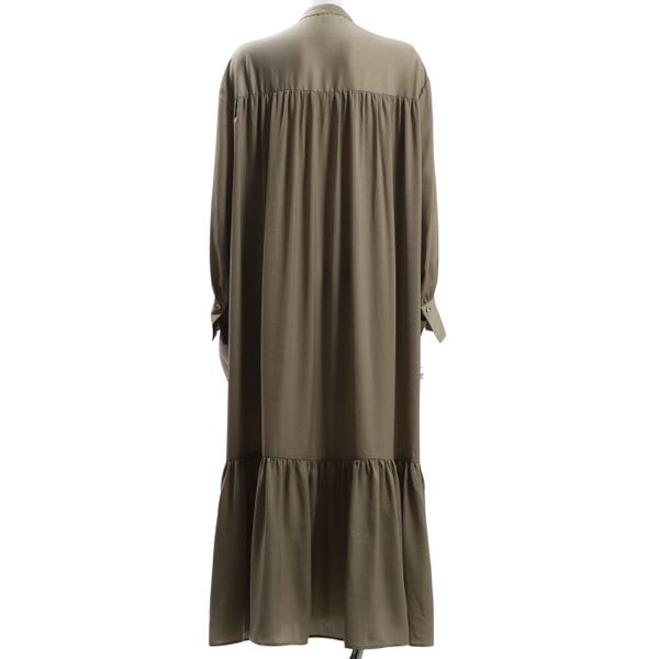 ティアードデザインシャツワンピース