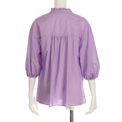 ふんわり袖フリルブラウス