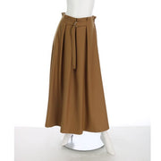 ウェストベルトロングスカート