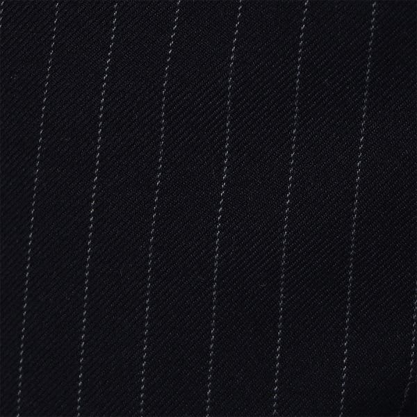 ストライプ柄テーパードパンツ