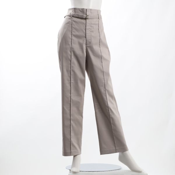 テンセル混ストレッチセミワイドパンツ