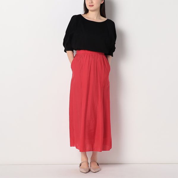 Iラインシルエットワッシャースカート
