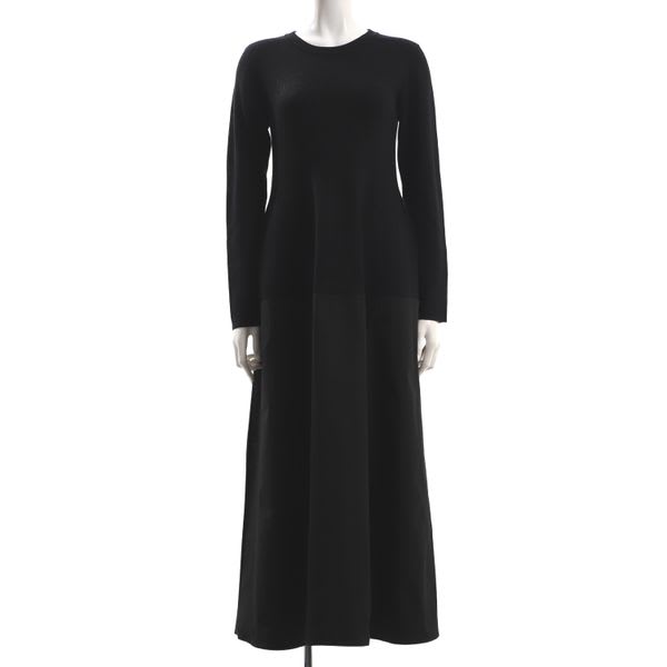 異素材切り替えワンピース