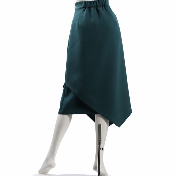 イレギュラーヘムセミタイトスカート