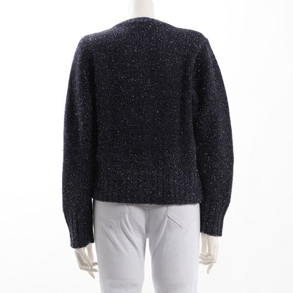 ラメ感ニットカーディガン