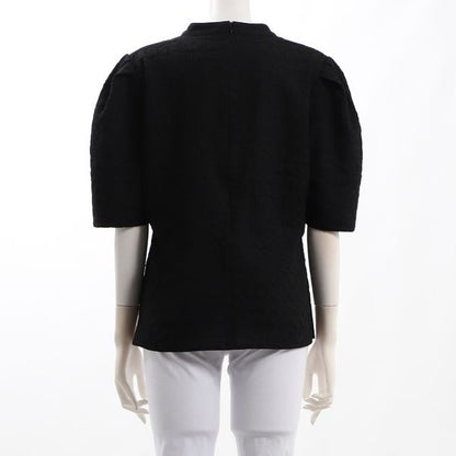 特徴表面感パフスリーブブラウス