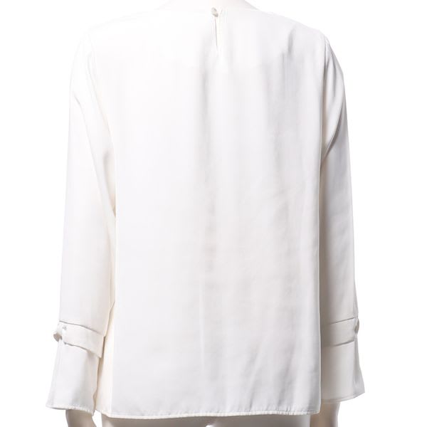 袖リボンブラウス