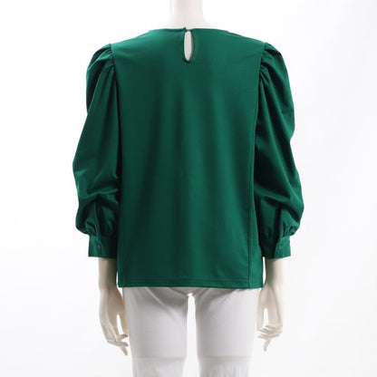 パフスリーブカットソー