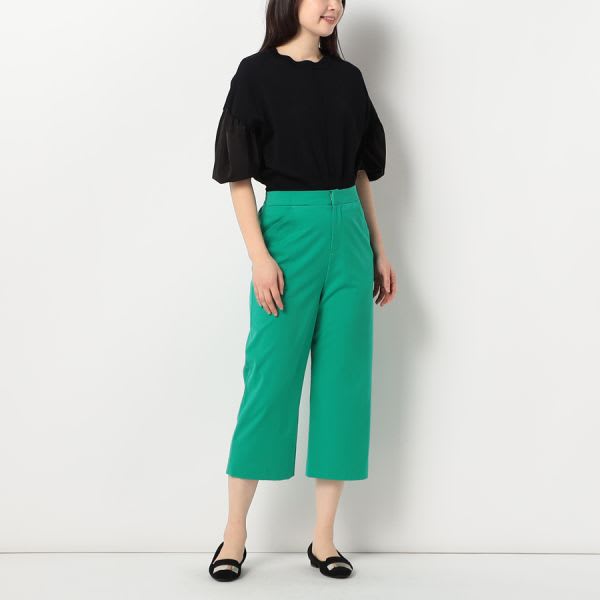 シンプルシルエットパンツ