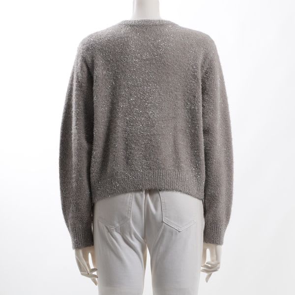 ラメ糸混ニット