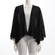 透け感素材ボレロ